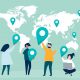 Local SEO citations and business listing optimization illustration